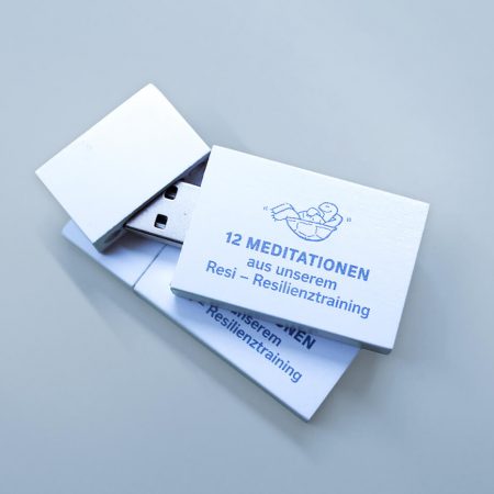 12 Meditationen aus unserem Resi-Resilienztraining, USB Stick